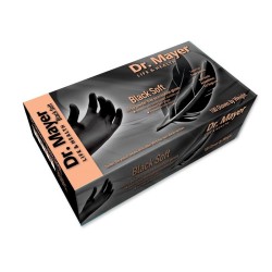 Manusi examinare nitril negre soft marimea XS Dr. Mayer