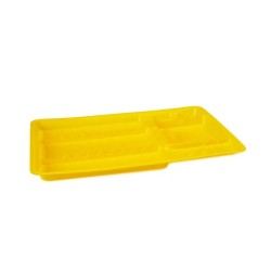 Tavite plastic mari galbene 100 bucati Dr. Mayer