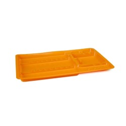 Tavite plastic mari portocalii 100 bucati Dr. Mayer