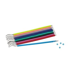 Ligaturi colorate culori asortate 10 stickuri 100 ligaturi Orthometric