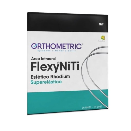 Arcuri fizionomice intraorale rectangulare inferior FlexyNiTi Super Elastic Esthetic Orthometric