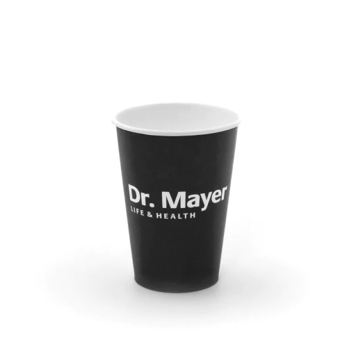 Set pahare hartie negru 100 bucati Dr. Mayer