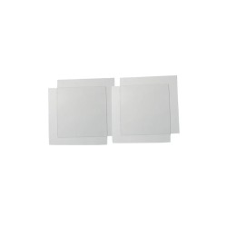 Folii gutiera patrate 125mm x 125mm - 0.5mm 25 bucati Leone