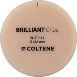 Disc compozit CAD/CAM Brilliant Crios ST H14 Bleach 98.5 x 14mm Coltene