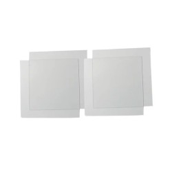 Folii gutiera patrate 125mm x 125mm - 1.5mm 15 bucati Leone