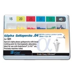 Conuri gutaperca alpha .04 VDW
