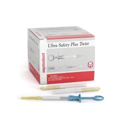 Ultra Safety Plus Twist 1 maner autoclavabil blue + 100 ace 30G 0.3 x 10mm Septodont