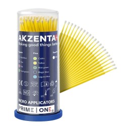 Micro aplicatoare fine galbene 100 bucati Akzenta