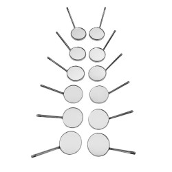 Set 12 oglinzi plane N°4 Medenta