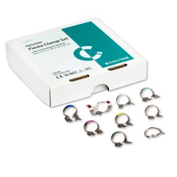 Set cleme diga cu aripioare Fiesta 9 Winged Color Coded Clamp Pak Coltene