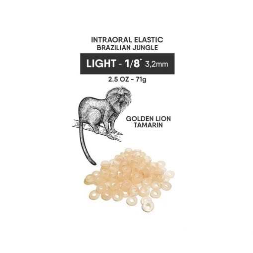 Elastice intraorale Brazilian Jungle Light 1/8" (3.2mm) 2.5oz (71g) Orthometric