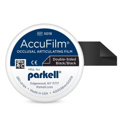Hartie articulatie 19 microni AccuFilm Double-Sided Black/Black 280 bucati Parkell
