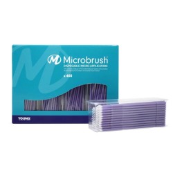 Aplicatoare Microbrush Plus purple regular 2.0mm set 400 bucati