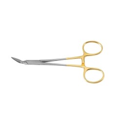 Penseta curbata diamantata Stieglitz 14cm pentru varfuri radiculare American Eagle