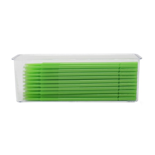 Aplicatoare Microbrush Plus green regular 2.0mm set 100 bucati