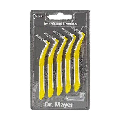 Periute interdentare M set 5 bucati Yellow Dr. Mayer
