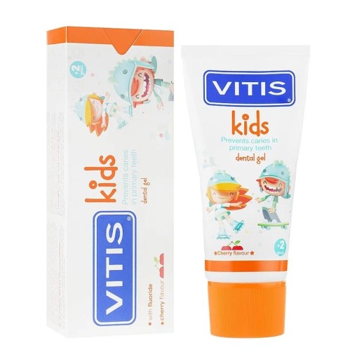 Pasta de dinti Vitis Kids Cherry 2+