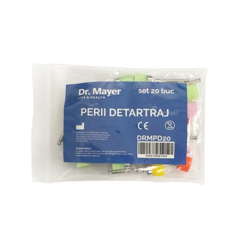 Perii Detartraj Nylon Colorate Set 20bucati Dr Mayer