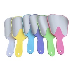 Oglinda pacient forma dinte cu maner colorat Dr. Mayer