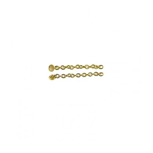 Eyelet rotund cu lant placat cu aur 1 bucata Falcon