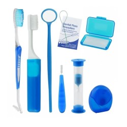 Kit ortodontic igienizare albastru Falcon