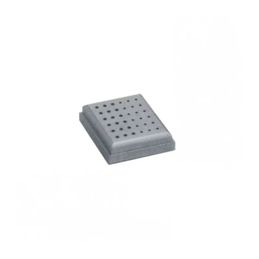Cutie aluminiu pentru freze turbina si contraunghi 36 orificii 60 x 50 mm Falcon