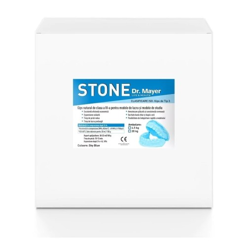Gips HiroStone natural-blue 20kg clasa III Dr. Mayer