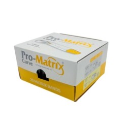 Matrice ingusta curbata galbena premolar 4.5mm Pro-Matrix 20 bucati