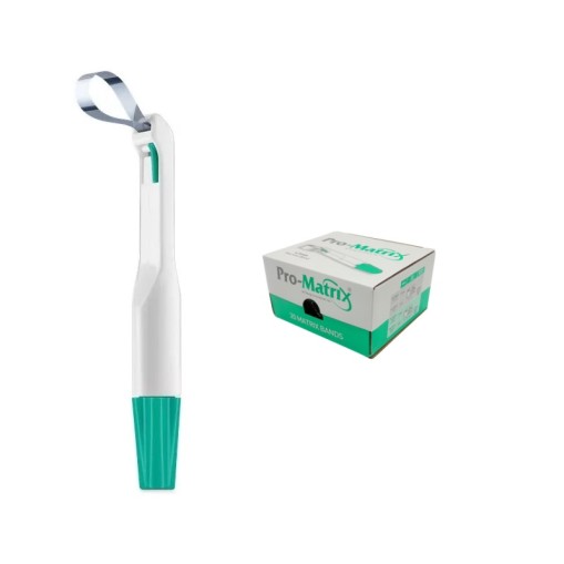 Matrice ingusta verde premolar 4.5mm Pro-Matrix 20 bucati