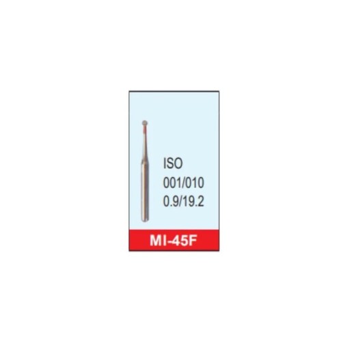 Freza diamantata fina inel rosu MI45F diam ISO 001-010 Mani