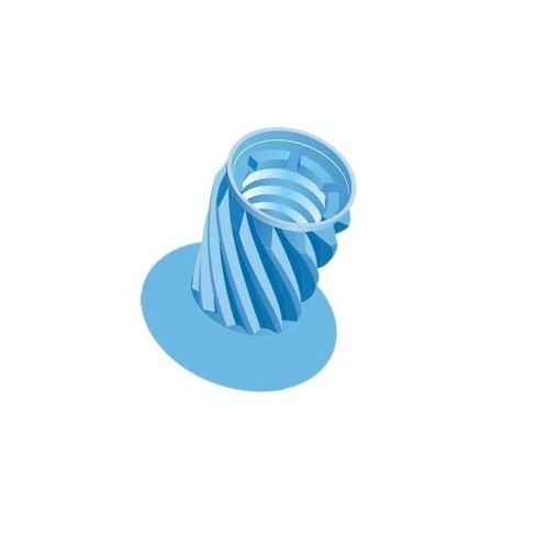 Guma profilaxie elicoidala Pro-Cup Soft Light Blue latch-type 30 bucati Kerr