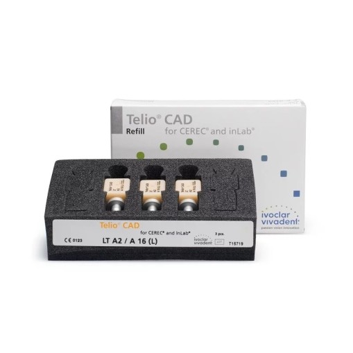Telio CAD CEREC/inLab LT A16 (S) 3 blocuri Ivoclar