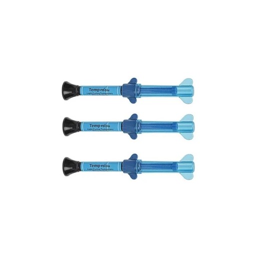 Material obturatii provizorii Temp.ro albastru 3 seringi x 3g Spident