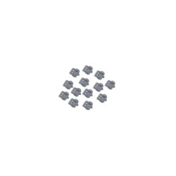 Elastice de derotare gri 100 bucati Falcon