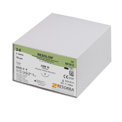 Fir sutura poliamida Resolon 3/0 DS18 cu ac de 18mm ⅜ sectiune triunghiulara Resorba