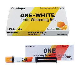 Pachet Promo ONE Temporary Cement for Implant + Gel albire cu fluor 10% One-White Orange 4 x 3g Dr. Mayer