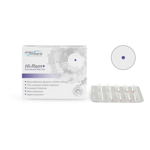 Pivoti fibra sticla cu zirconiu Hi-Rem+ Overfibers