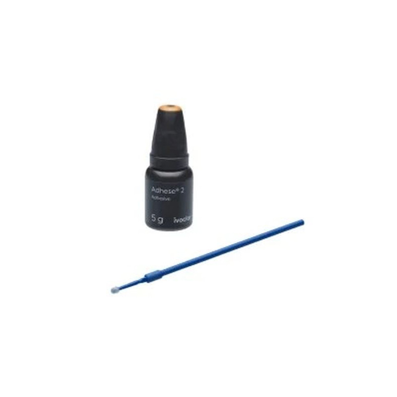 Pachet promo 2 x Adhese 2 Refill flacon 1x5g + 25 aplicatoare DC + 2 x Adhese 2 Brush DC Regular blue 25 bucati Ivoclar