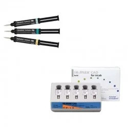 Pachet promo 3x IPS e.max CAD CEREC/InLab HT C14 5 blocuri + Variolink Esthetic DC 9g Ivoclar