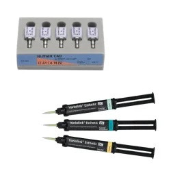 Pachet promo 3x IPS e.max CAD CEREC/InLab LT A14 (S) 5 blocuri + Variolink Esthetic DC 9g Ivoclar