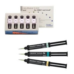 Pachet promo 3x IPS e.max CAD CEREC/InLab LT A16 (L) 5 blocuri + Variolink Esthetic DC 9g Ivoclar