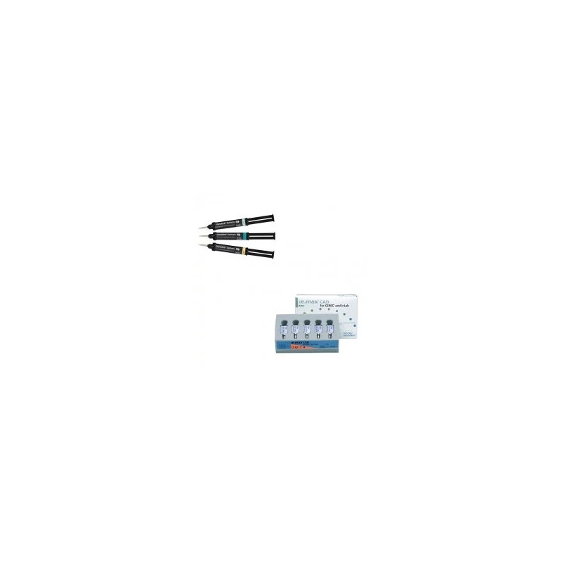 Pachet promo 3x IPS e.max CAD CEREC/InLab LT C14 5 blocuri + Variolink Esthetic DC 9g Ivoclar