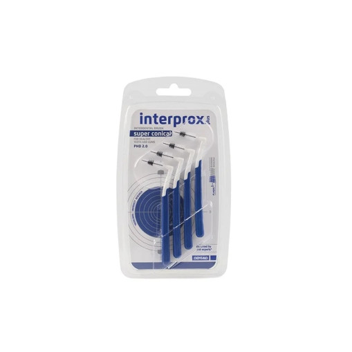 Periute interdentare Interprox Plus 2G Super Conical 4 bucati Dentaid