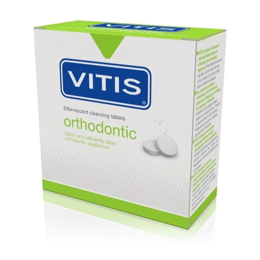 Tablete pentru curatarea aparatului orto mobil VITIS Orthodontic Dentaid