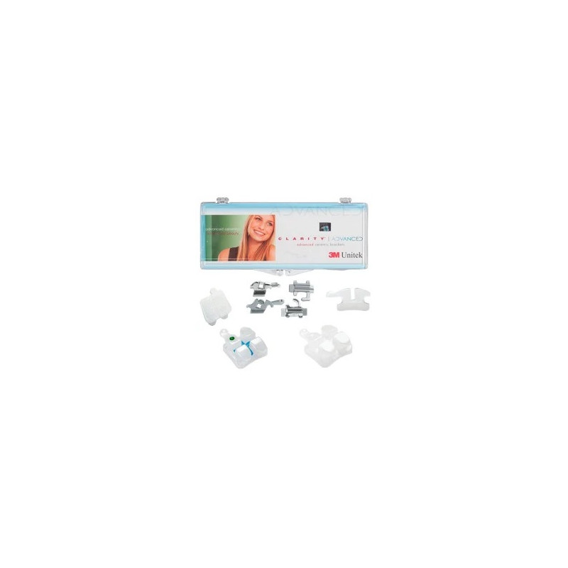 Kit bracketi ceramici Clarity Advanced MBT22 carlige pe canini + 4 tubusoare convertibile 3M