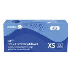 Manusi examinare nitril royal blue nepudrate marimea M Dr. Protect
