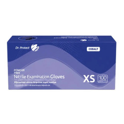 Manusi examinare nitril cobalt nepudrate marimea S Dr. Protect