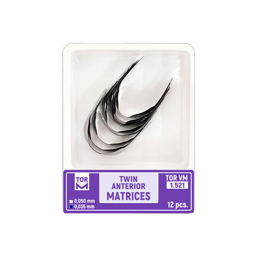 Matrici Twin Anterior 12 bucati 0.050mm 1.521 TorVM