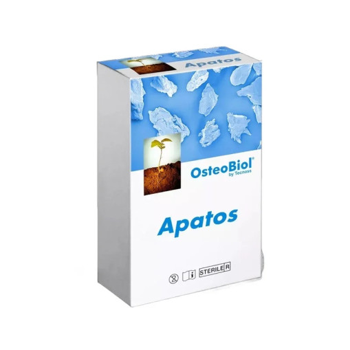 Matrice osoasa porcina cu hidroxiapatita Apatos Mix 2G granulatie 0.6-1mm Osteobiol