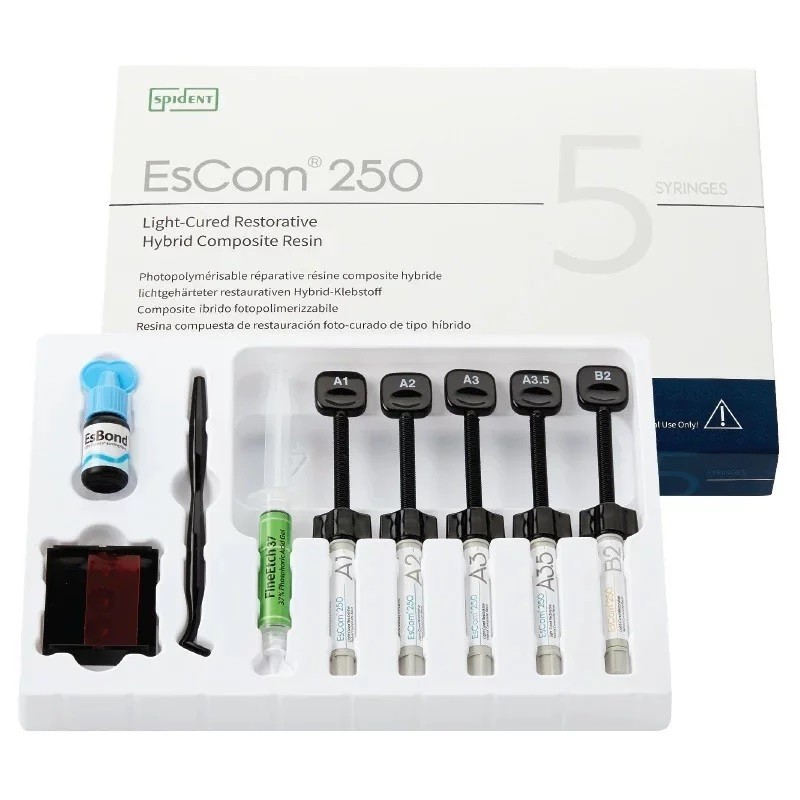 EsCom250 Kit 5 seringi + Bond + demineralizant + accesorii Spident